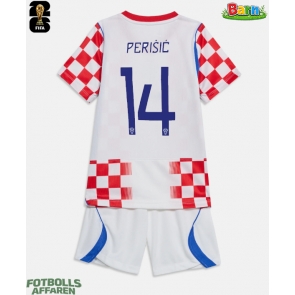 Kroatien Ivan Perisic #14 Hemmaställ Barn VM 2026 Kortärmad (+ Korta byxor)